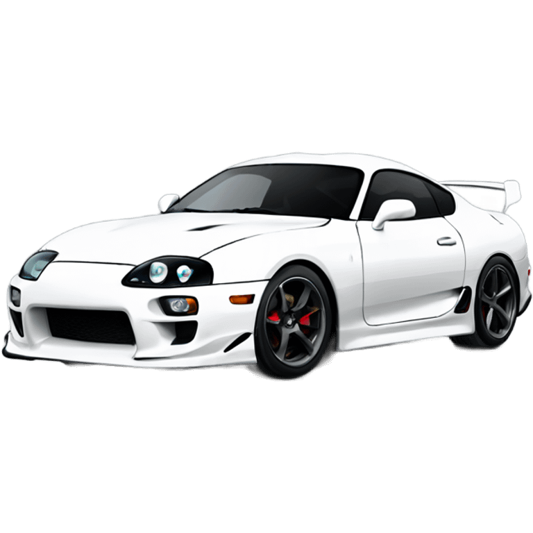 Toyota supra black emoji