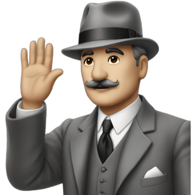 Poirot salute emoji