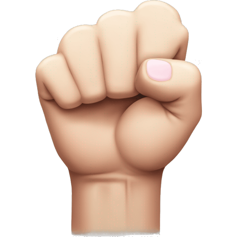 Fist with Pointer and pinky facing you emoji