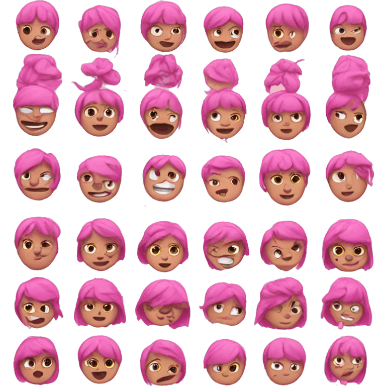 pink emojis emoji