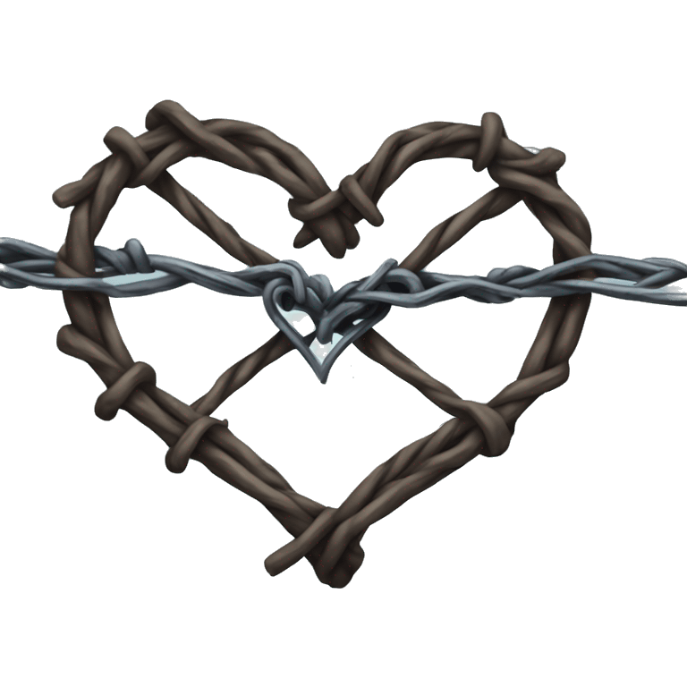 Barbed wire heart  emoji