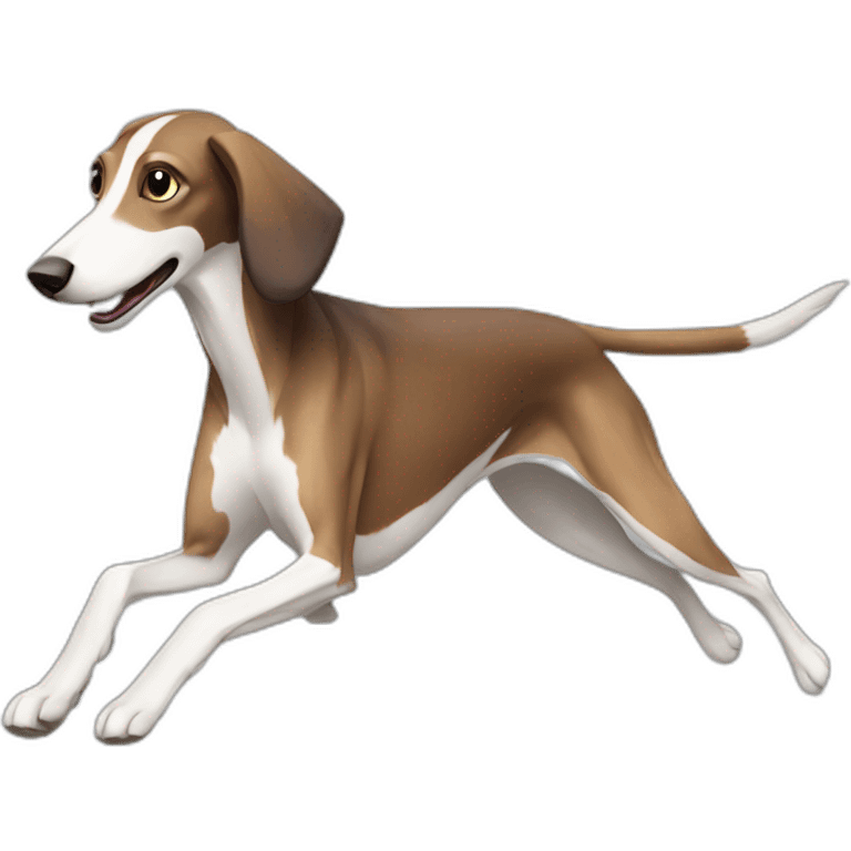 running Saluki emoji