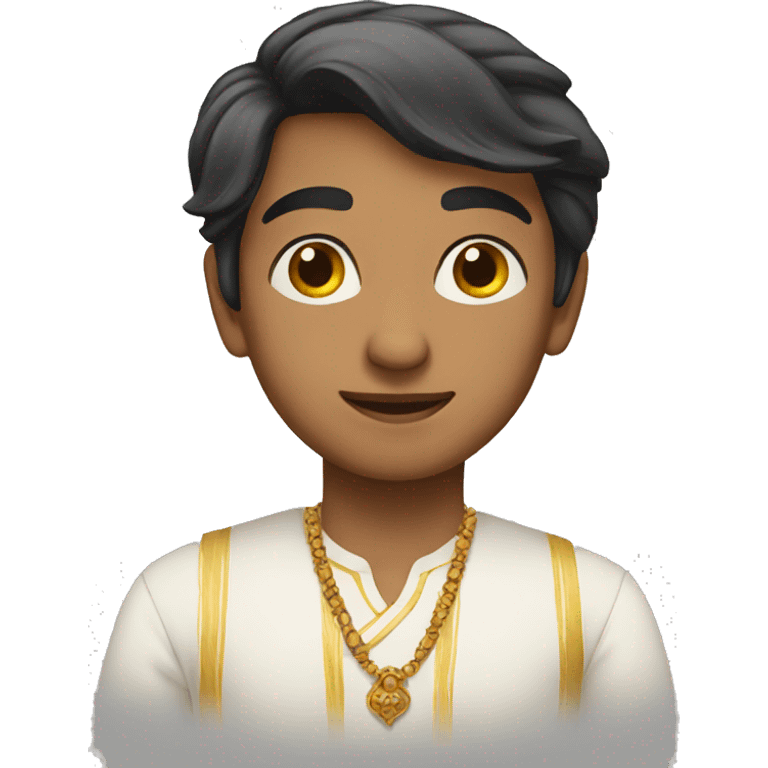 A pandit boy emoji