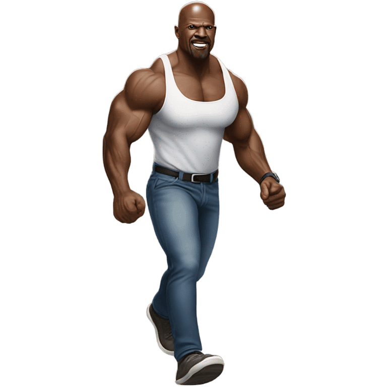 Terry Crews walking  emoji