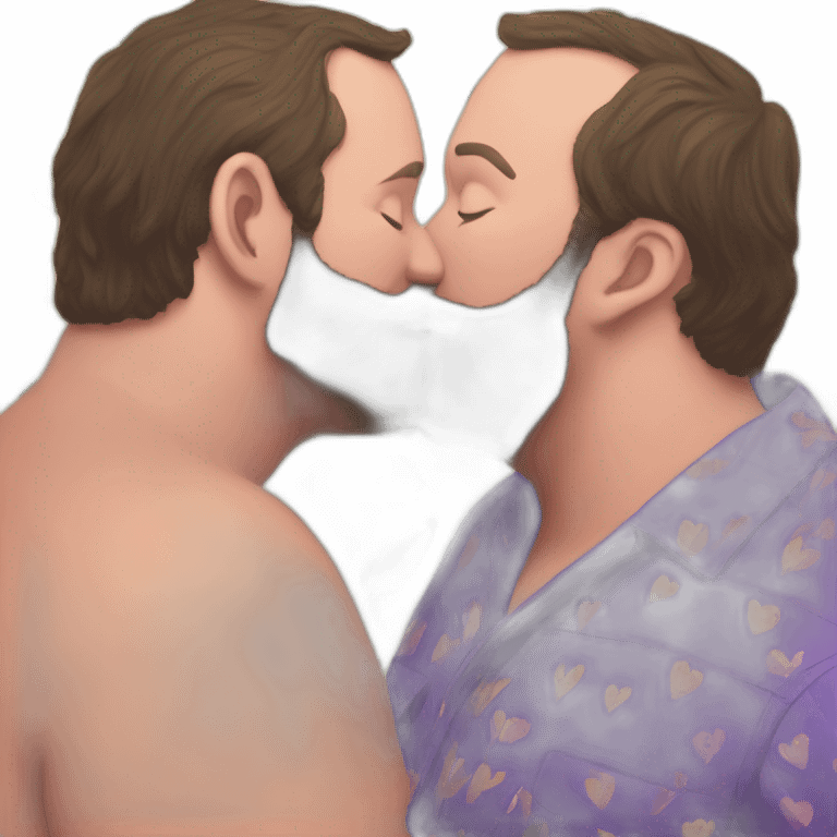 tom segura kissing bert kreischer emoji