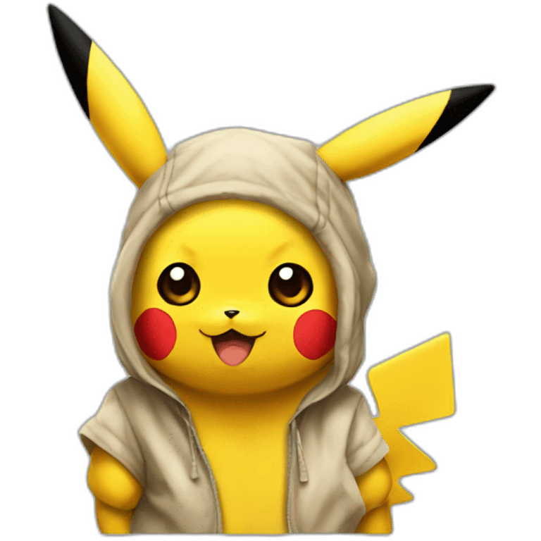 Pikachu wearing a durag emoji