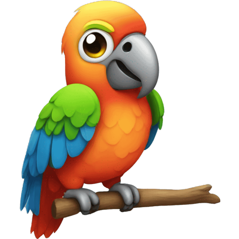 cute parrot emoji