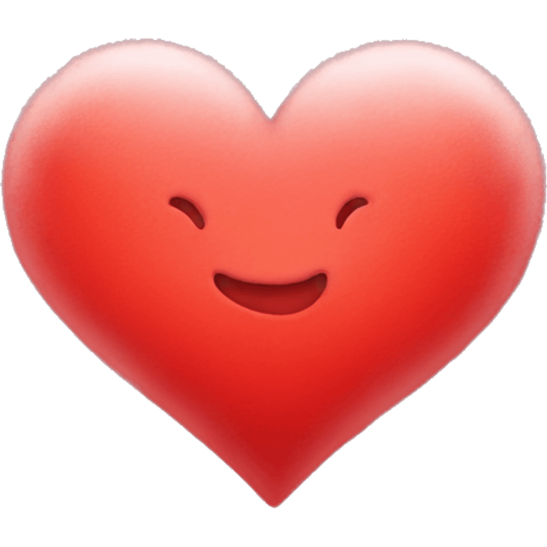 red heart with cloud  emoji