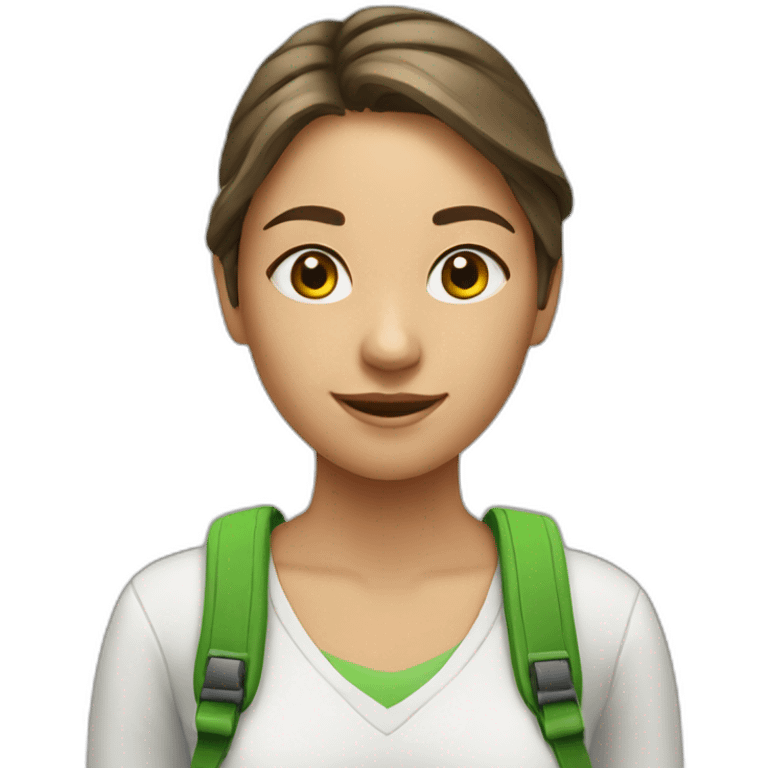 eco female student emoji