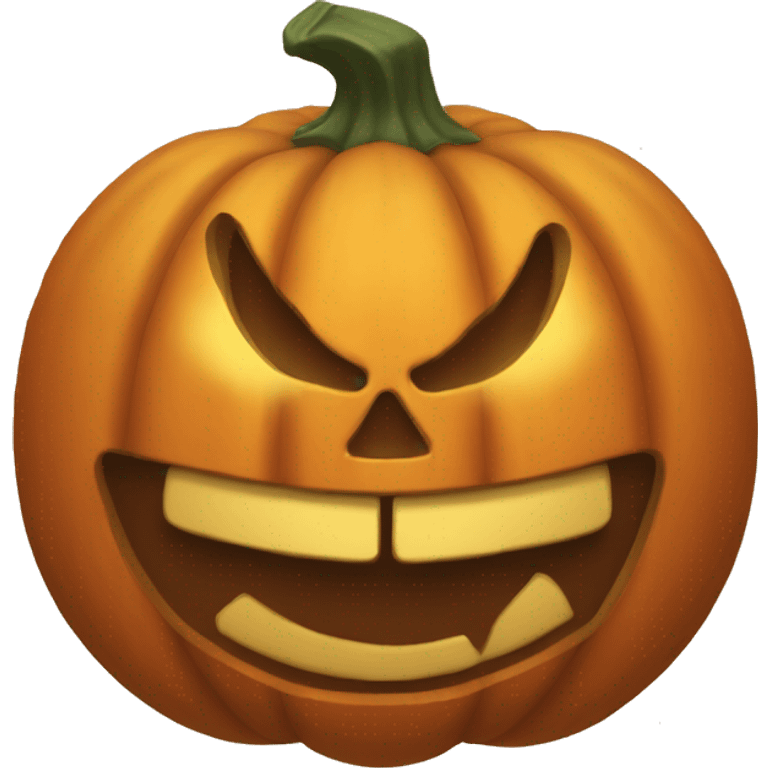 a pumpkin waveing emoji