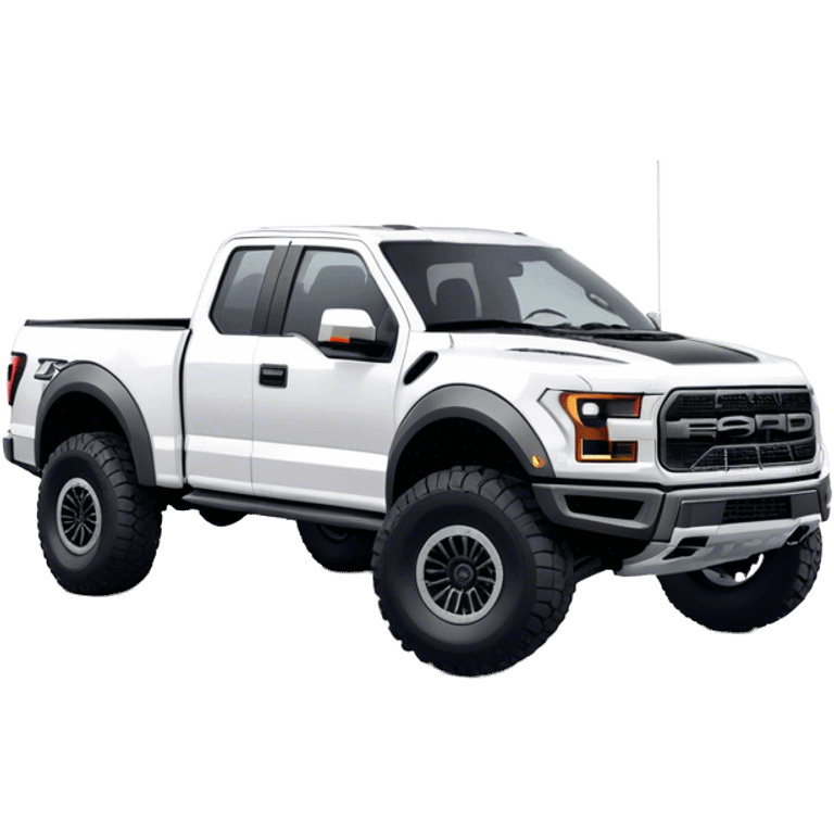 Ford f150 Raptor - Ford (Model Year: 2024) (Iconic colour: White) emoji