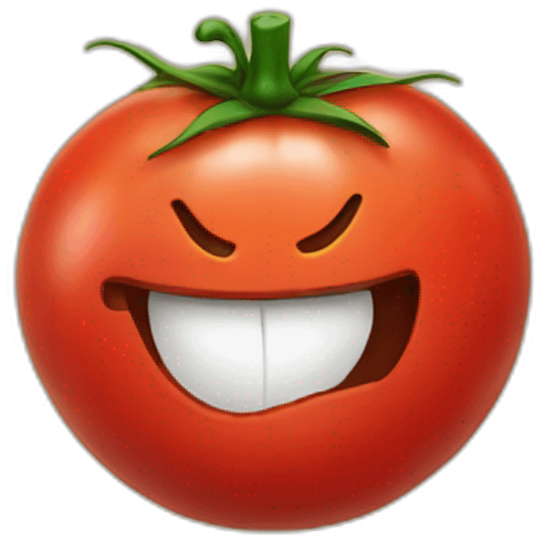 Horny tomato emoji