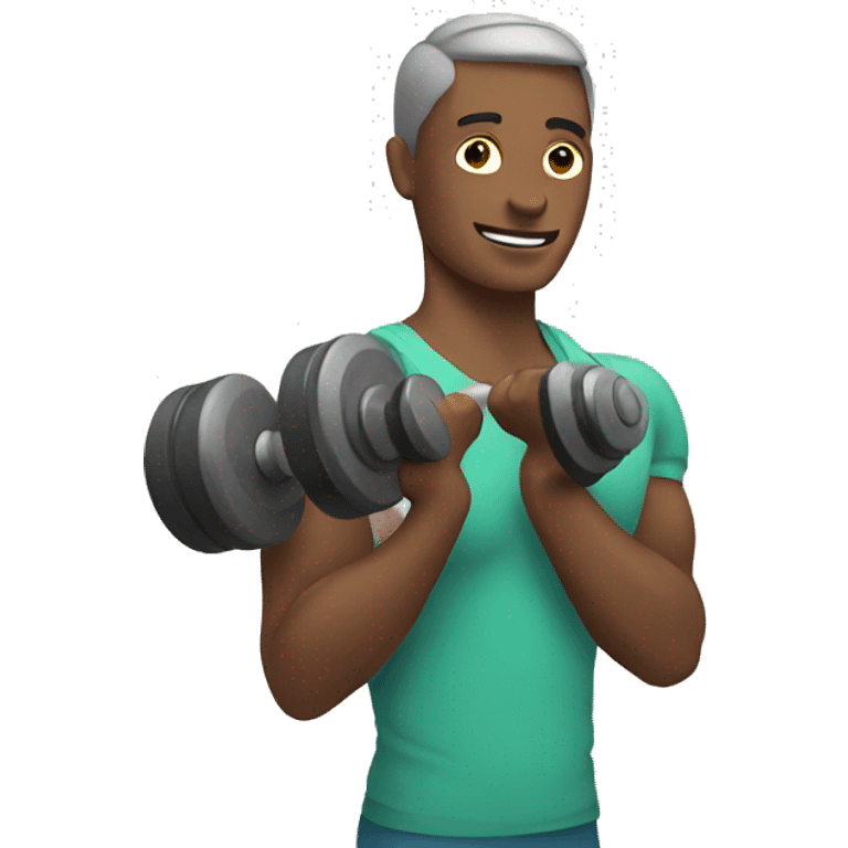 Person Lifting a Dumbbell emoji