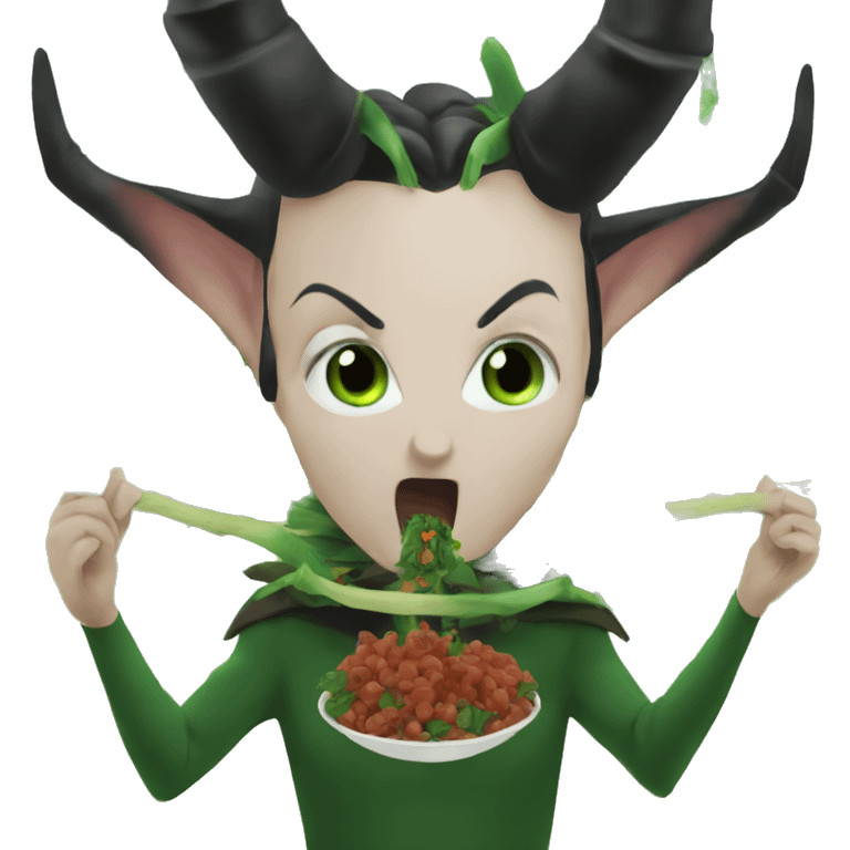 Hela eating  emoji