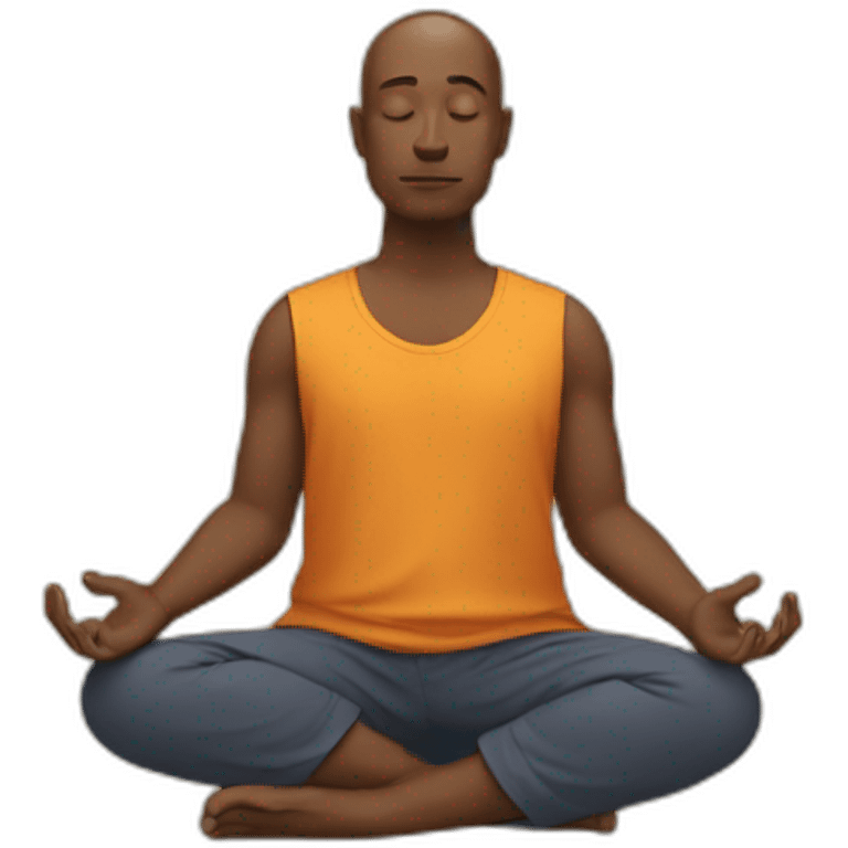 MEN AND MEDITATION emoji