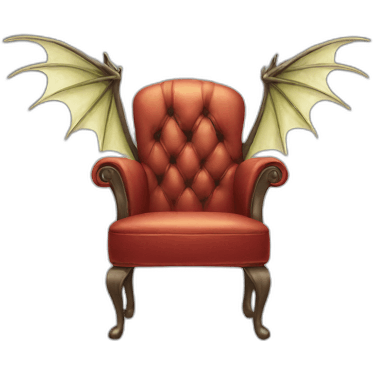 chair with dragon wings emoji