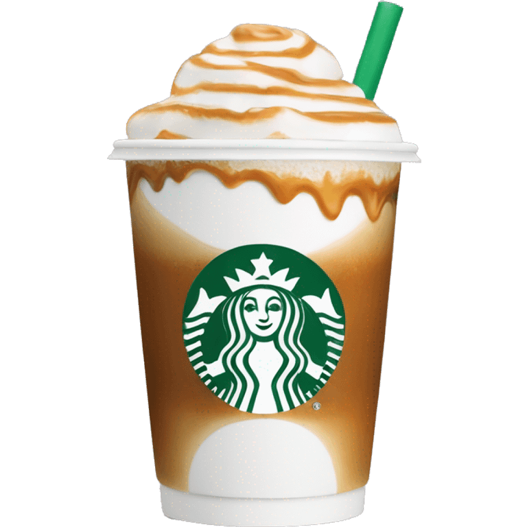 Caramel macchiato Starbucks cup emoji