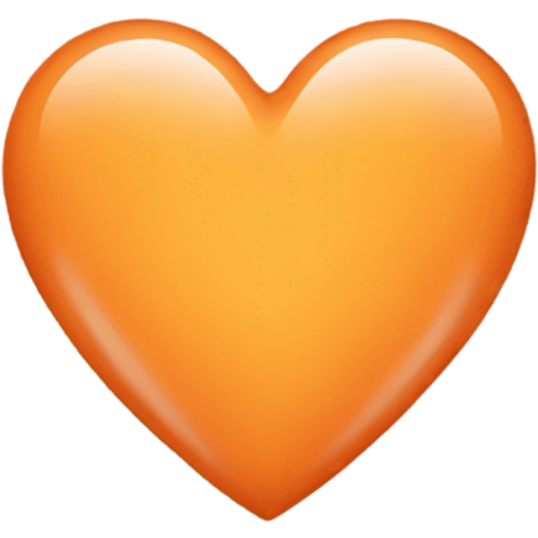 Light orange heart emoji