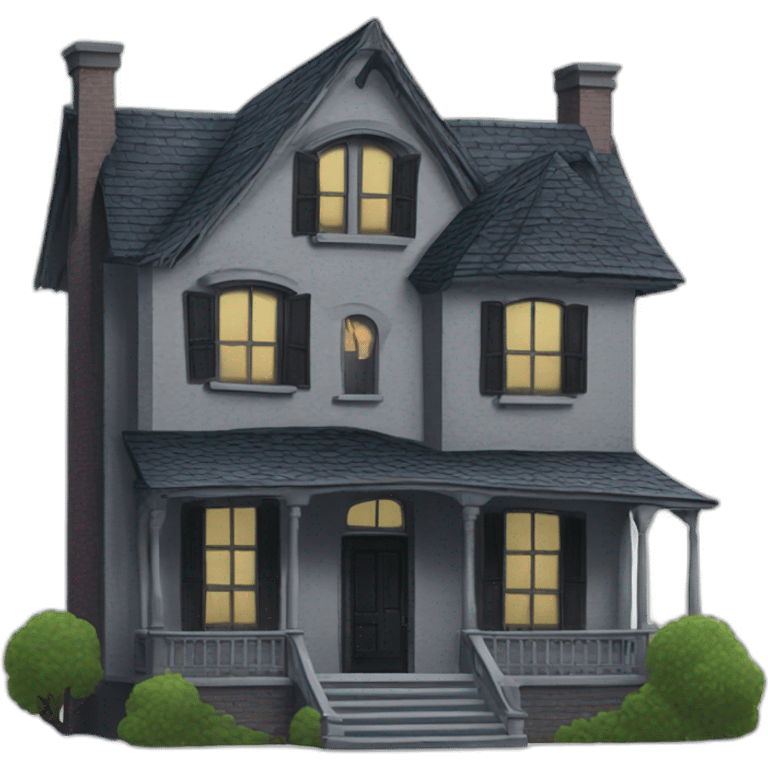 Addams Family house emoji