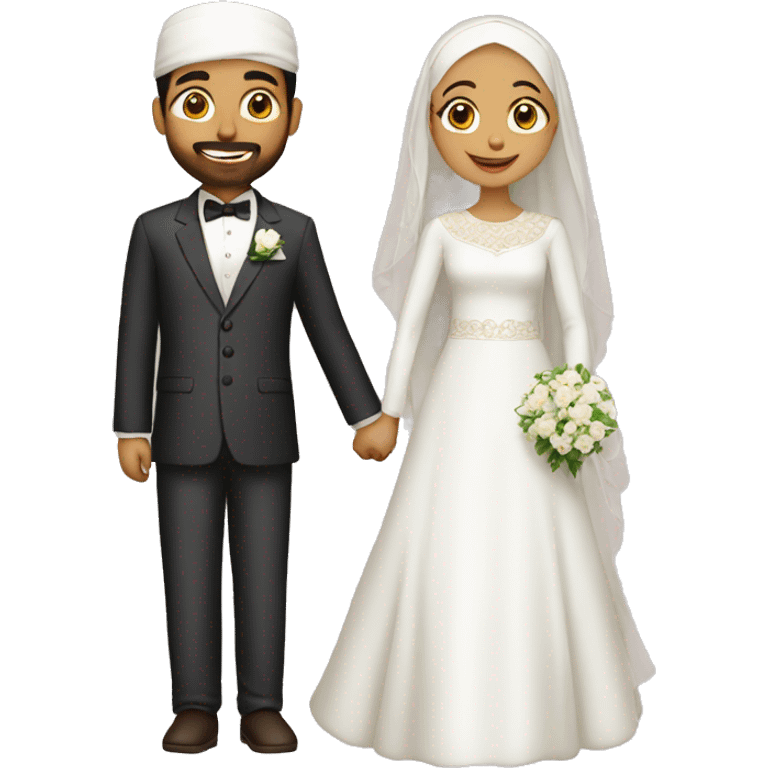 Muslim wedding emoji