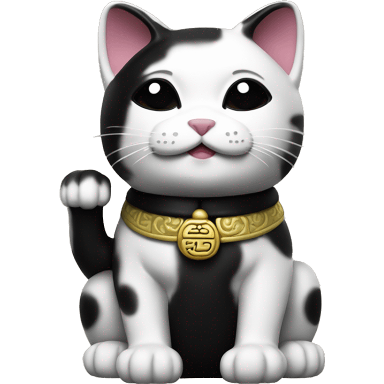 black maneki neko emoji