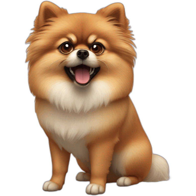 pomeranian-angry emoji