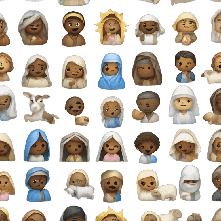 Nativity scene emoji