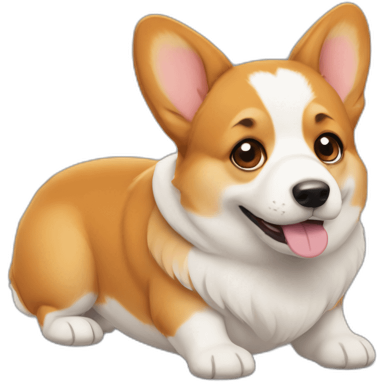 corgi bum emoji