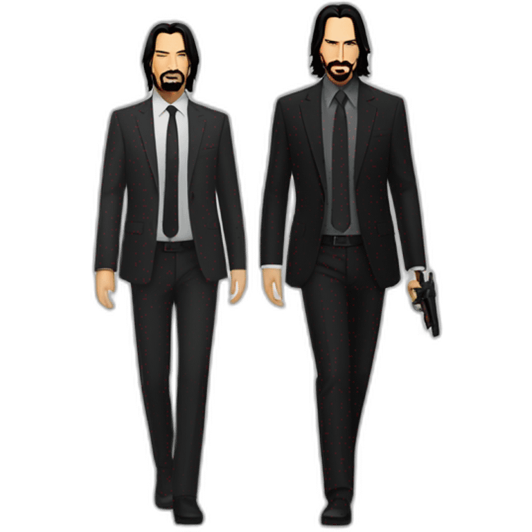 John wick and keanu reeves emoji