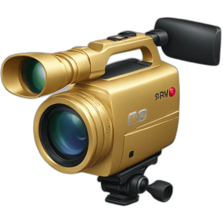 Video camera gold  emoji