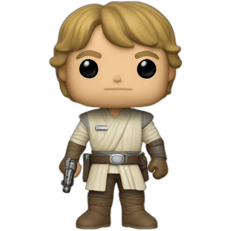 Funko pop Luke Skywalker emoji