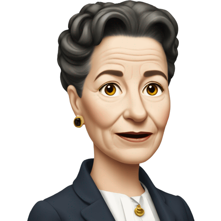 SIMONE DE BEAUVOIR emoji