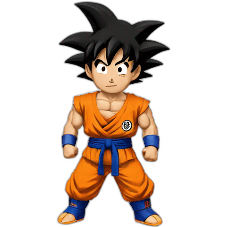 goku chiquito entrenando emoji