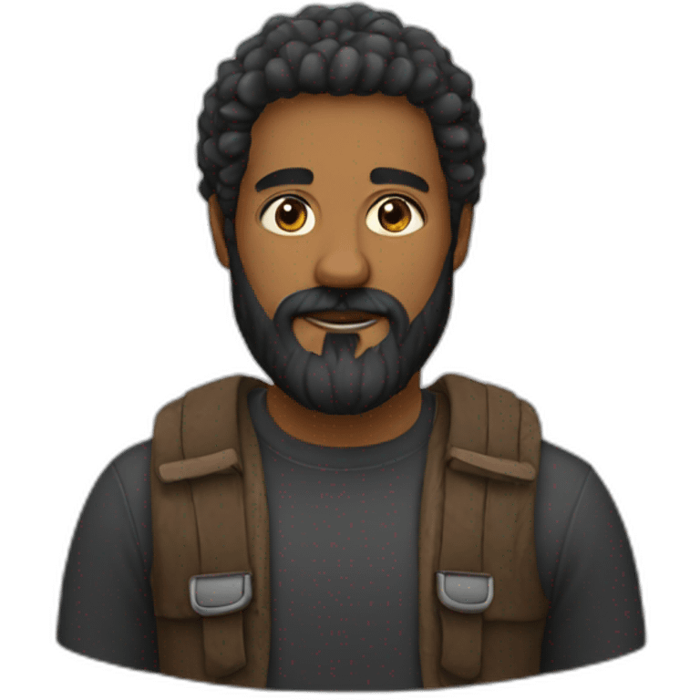 Barbe black emoji