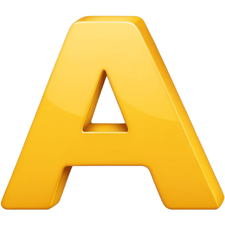 Letter A emoji