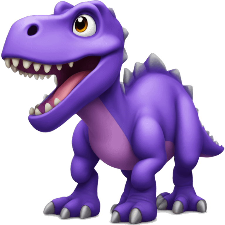 purple dinosa emoji