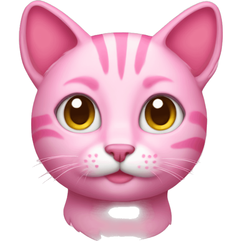 Pink cat emoji