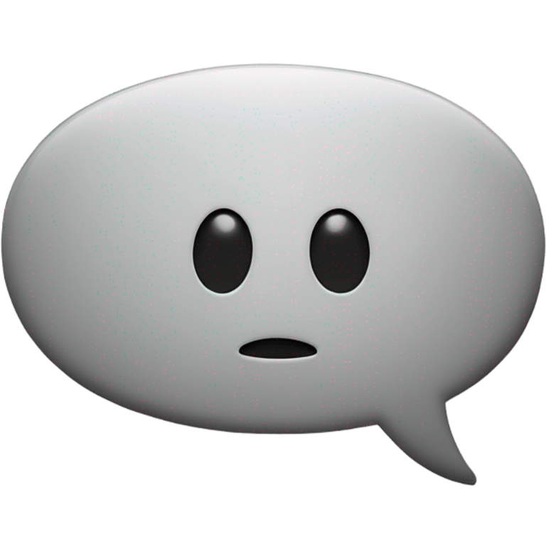 blank speech bubble  emoji