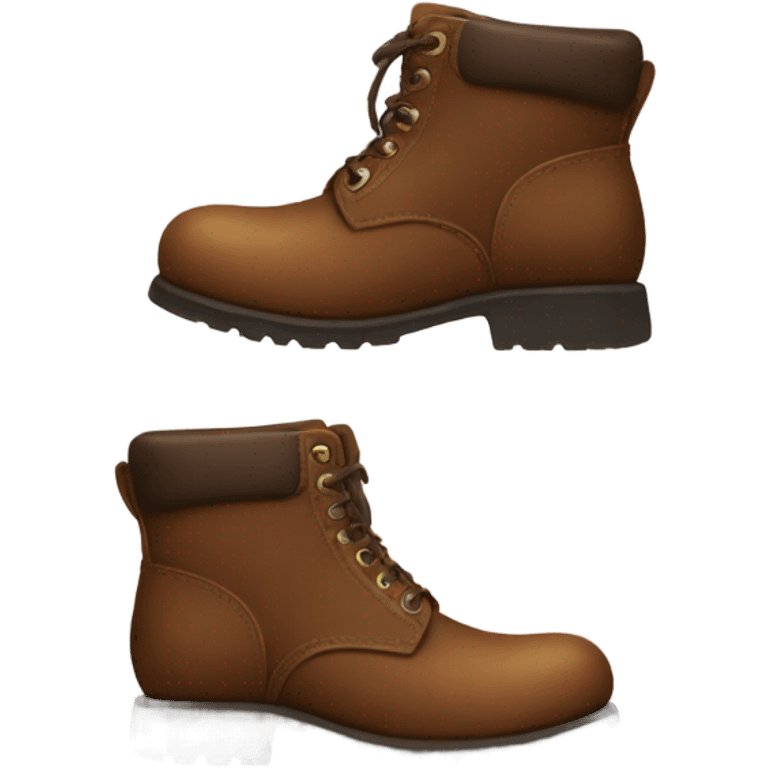 Brown boots  emoji