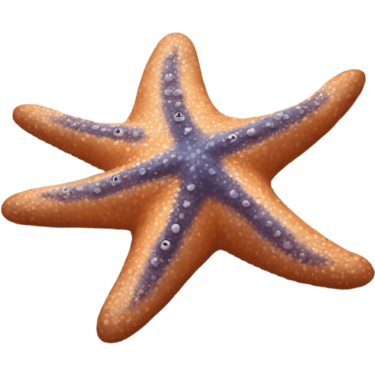 Scary starfish emoji