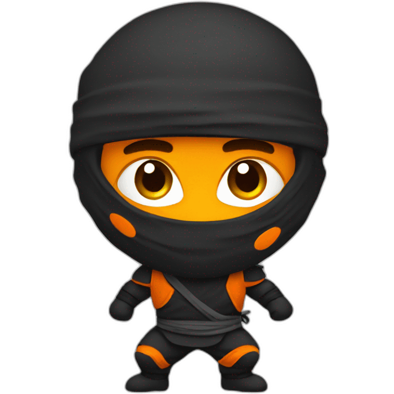 Ninja orange emoji