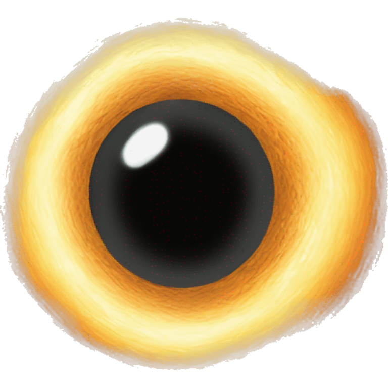 Black hole emoji