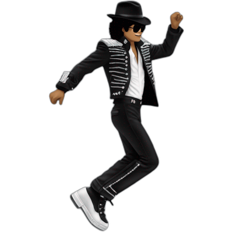 Michael Jackson moonwalk emoji