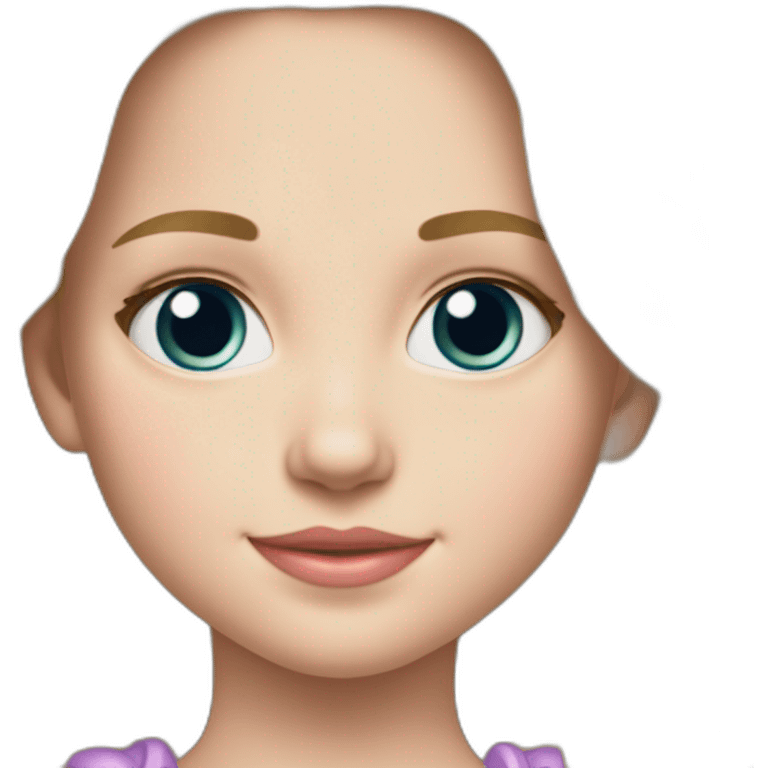 Young blond and cute princess Charlotte daughter of William and Kate emoji