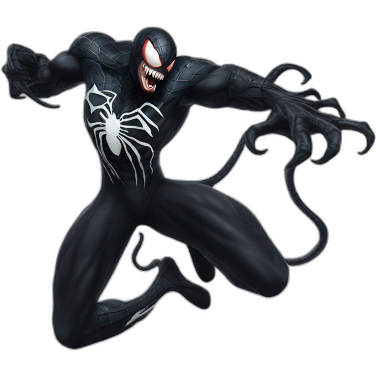 Venom from spider man emoji