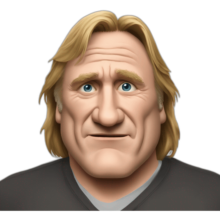 Gerard Depardieu with snus from dota emoji