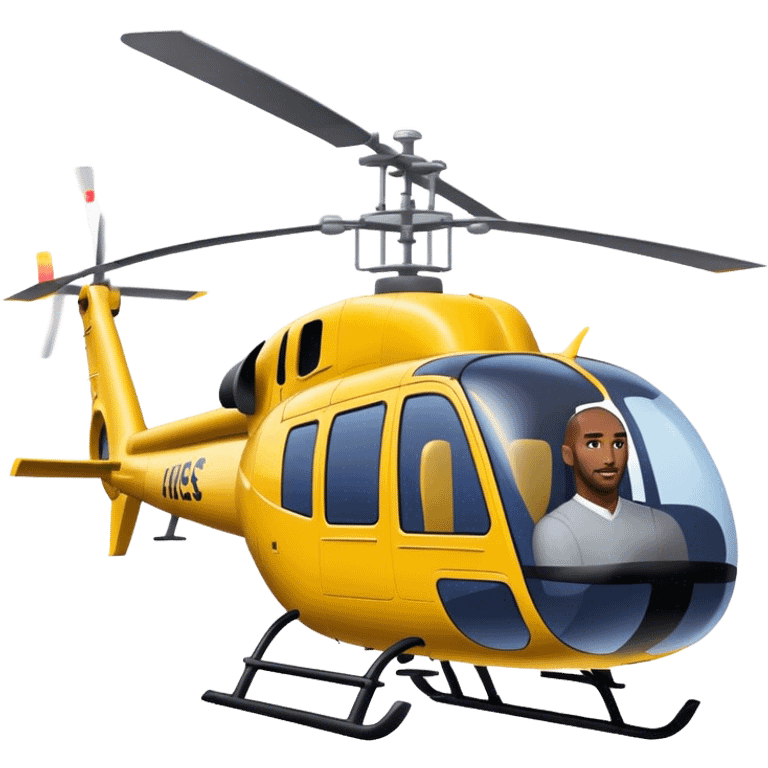 kobe bryant in a helicopter emoji