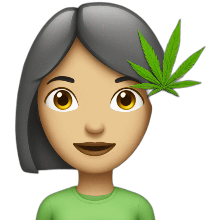 Woman Weed emoji