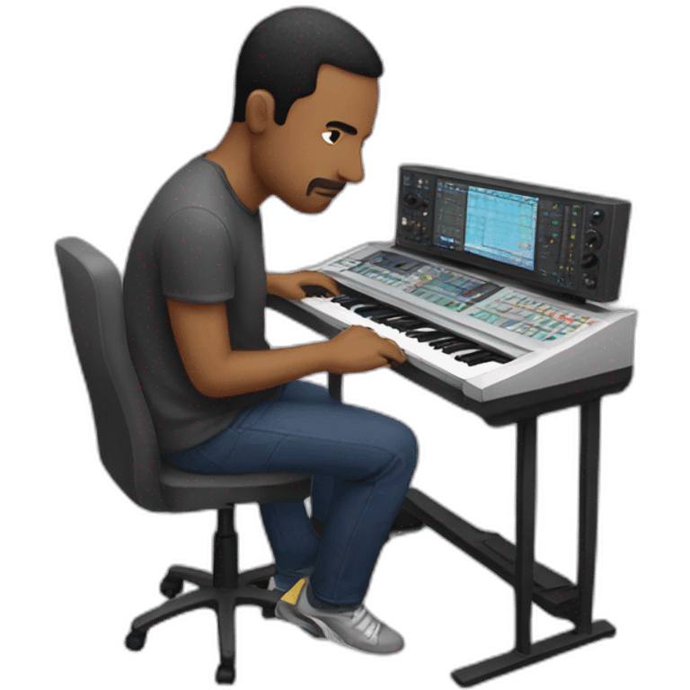 man+mixingconsole emoji