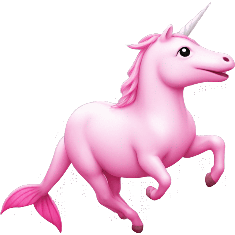 pink unicorn dolphin emoji